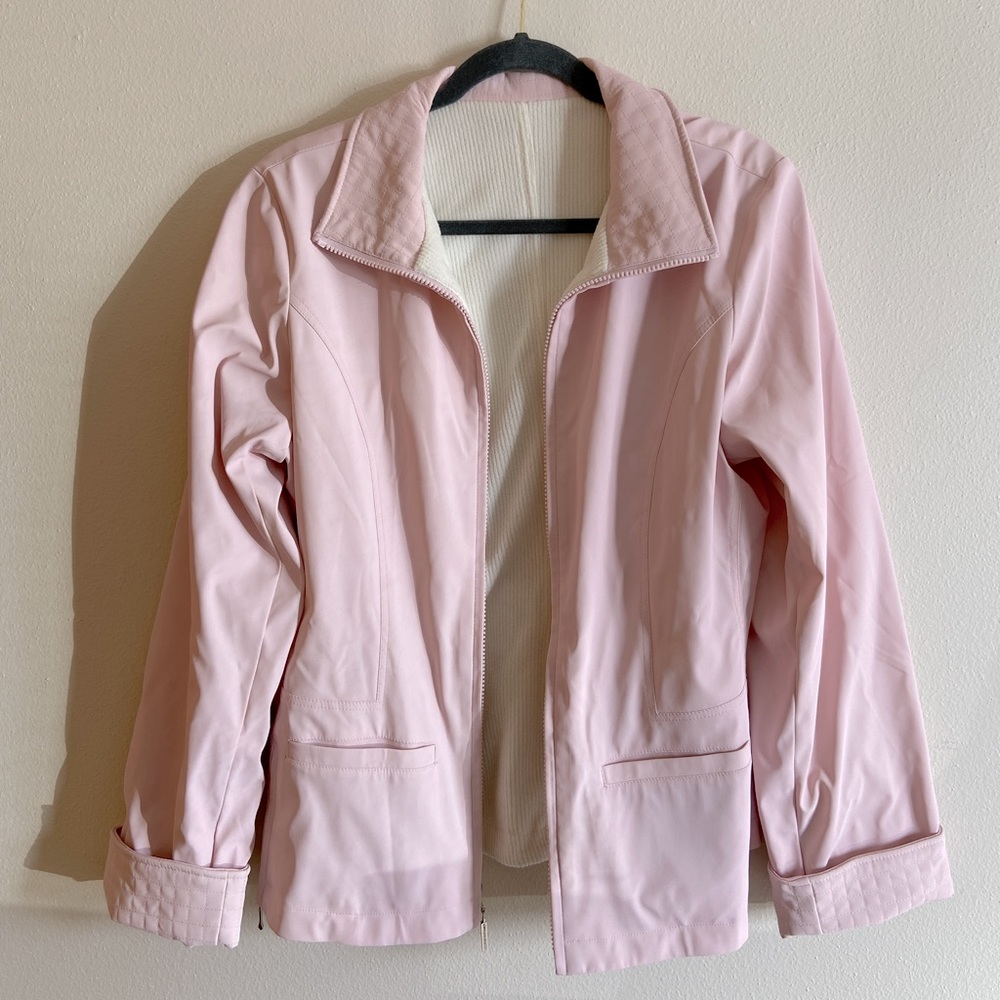 pink jacket